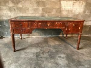 Elegante Escrivaninha Carlos X em Mogno - Restaurada (em andamento)_car 1325